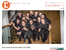 Tablet Screenshot of bm-cultura.de